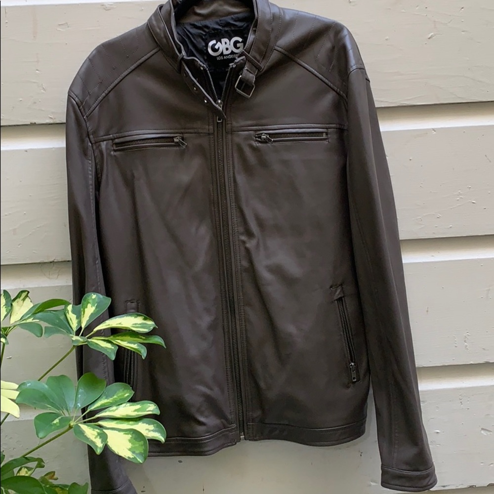 Londgden pu leather jacket